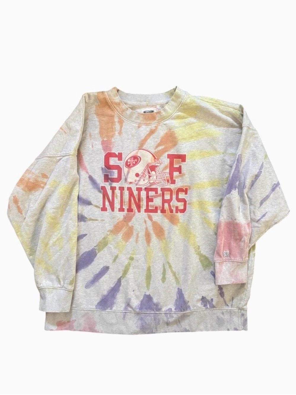 AMERICAN EAGLE➕TAILGATE NFL SF 49er Tie-Dye Sweatshirt